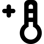 Thermometer Plus 752 SVG Icon